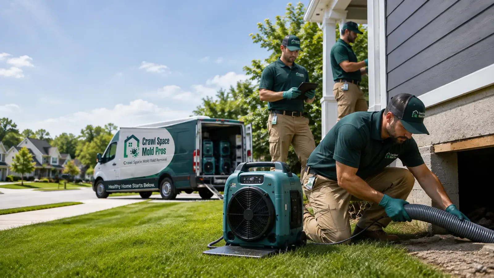 Crawl Space Mold Removal in Galena, IL
